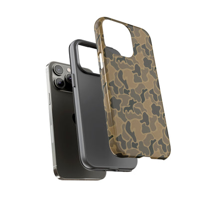 Brown Old Skool Camo IPhone Tough Cases