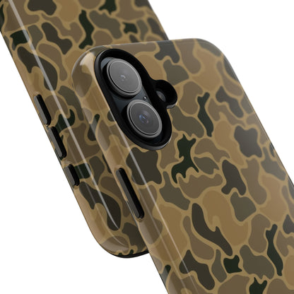 Brown Old Skool Camo IPhone Tough Cases