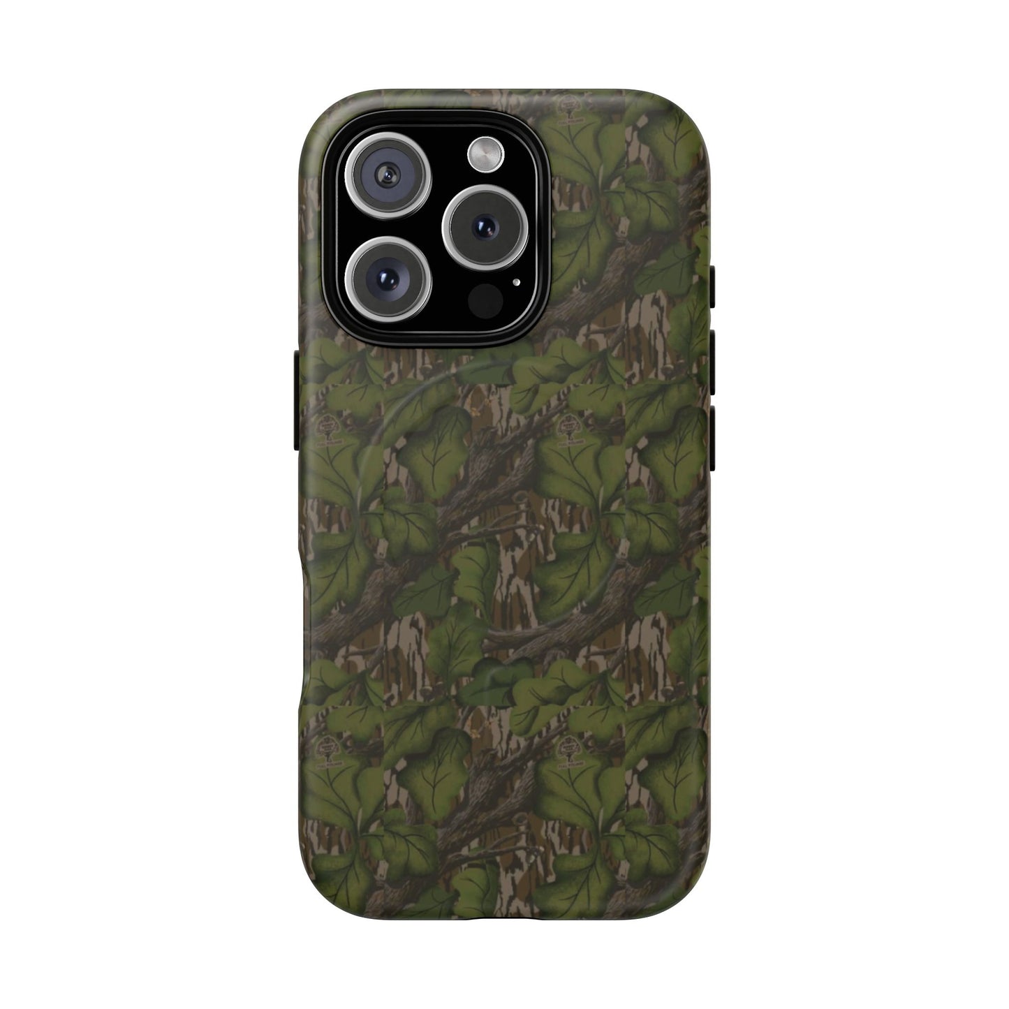 Full Foliage Camouflage Magnetic Impact-Resistant Phone Case for Apple iPhone Models