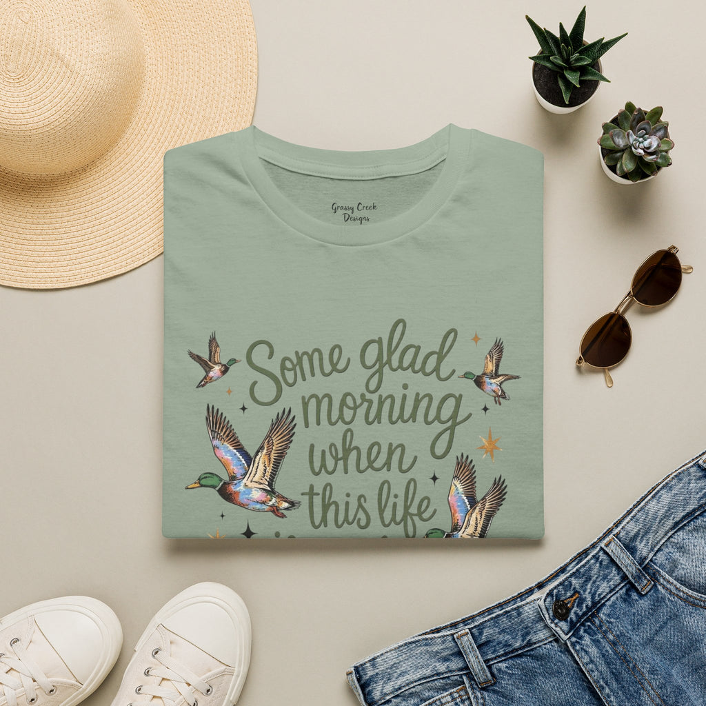 I'll Fly Away Mallard Duck Graphic T-Shirt