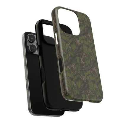 Full Foliage Camouflage Magnetic Impact-Resistant Phone Case for Apple iPhone Models