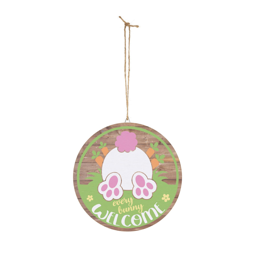 Every Bunny Welcome Easter Bunny 10 inch Wood Sign Decor