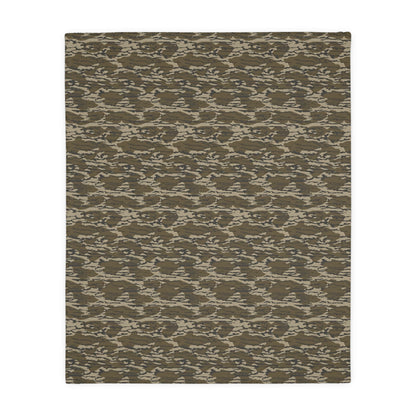 Bottomland Camouflage Fleece Throw Blanket (Two Sizes)