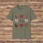 Turkeys, Glitter, and Bows: Coquette Female Hunting  Softstyle T-Shirt