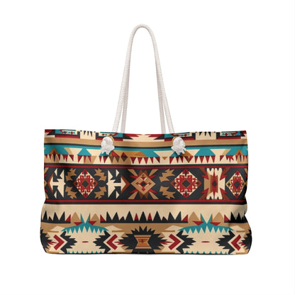 Rustic Aztec Western Weekend Bag
