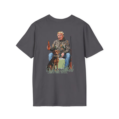 Trump Duck Hunting Graphic Hunting Softstyle Graphic Tee