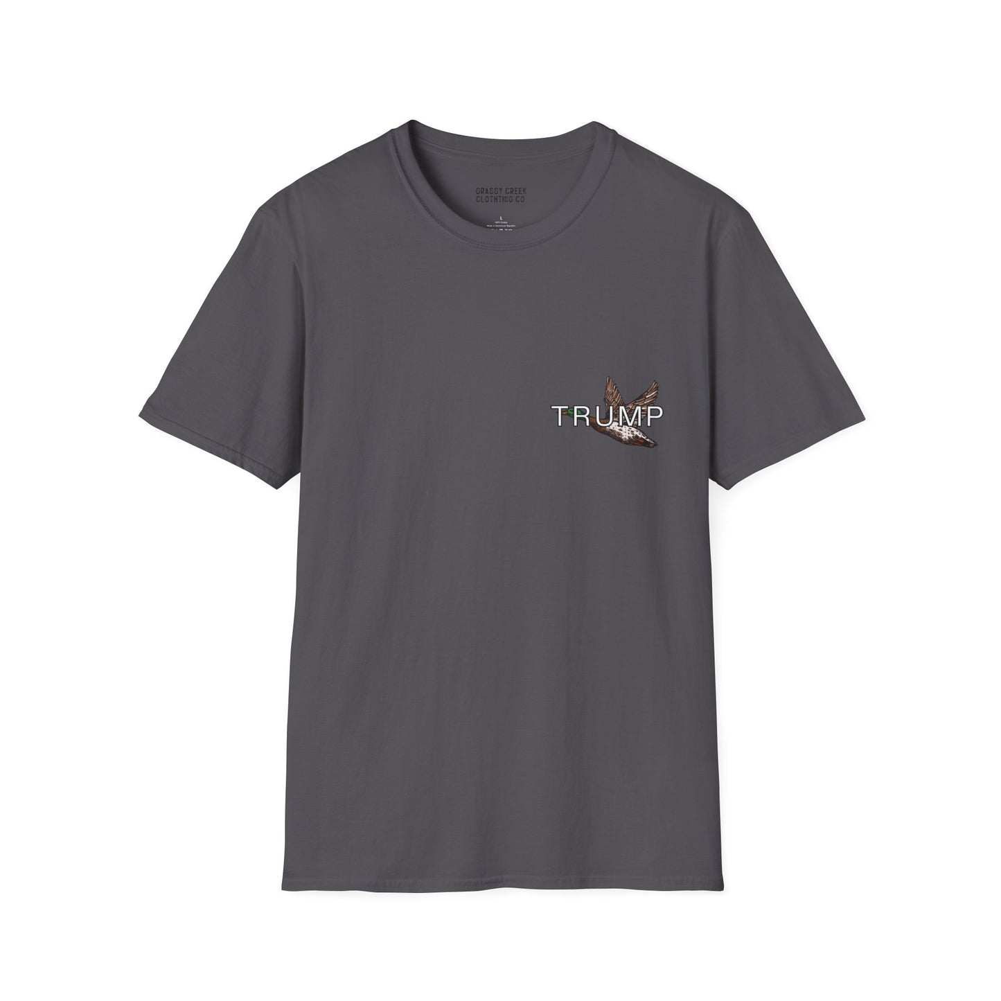 Trump Duck Hunting Graphic Hunting Softstyle Graphic Tee