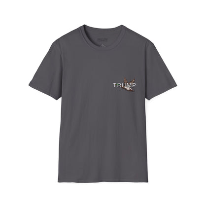 Trump Duck Hunting Graphic Hunting Softstyle Graphic Tee