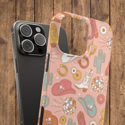 Disco Cowgirl Pink Slim iPhone Case