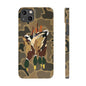 Old Skool Camouflage Mallard Duck Hanging Hunting Slim iPhone Case