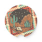 Western Desert Aztec Print Ceramic Car Coasters - 2 Pack