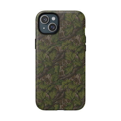 Full Foliage Camouflage Magnetic Impact-Resistant Phone Case for Apple iPhone Models