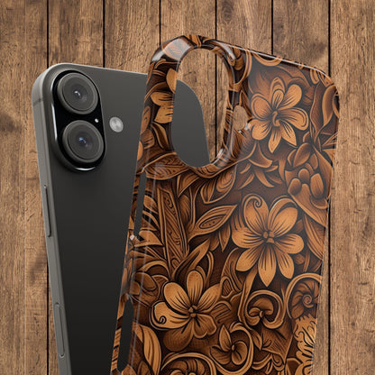 Tooled Leather Western Slim iPhone Case