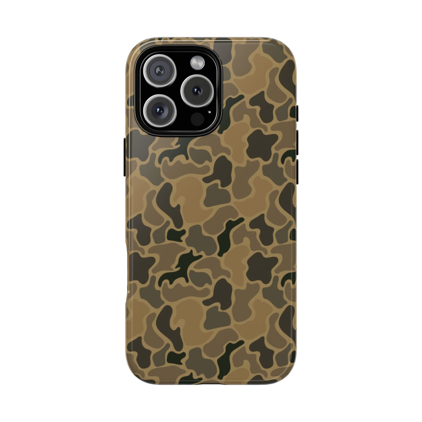 Brown Old Skool Camo IPhone Tough Cases