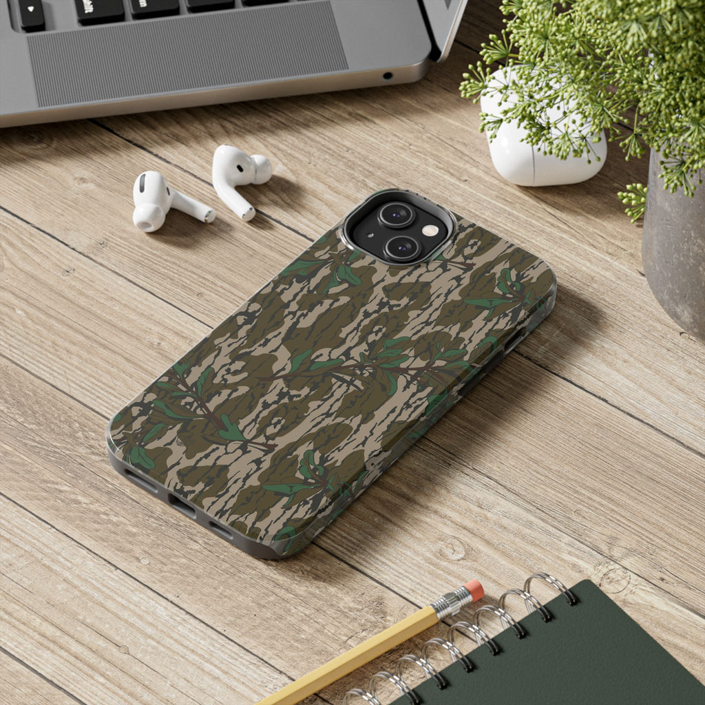Mossy Oak Green Leaf Camouflage IPhone Tough Phone Case