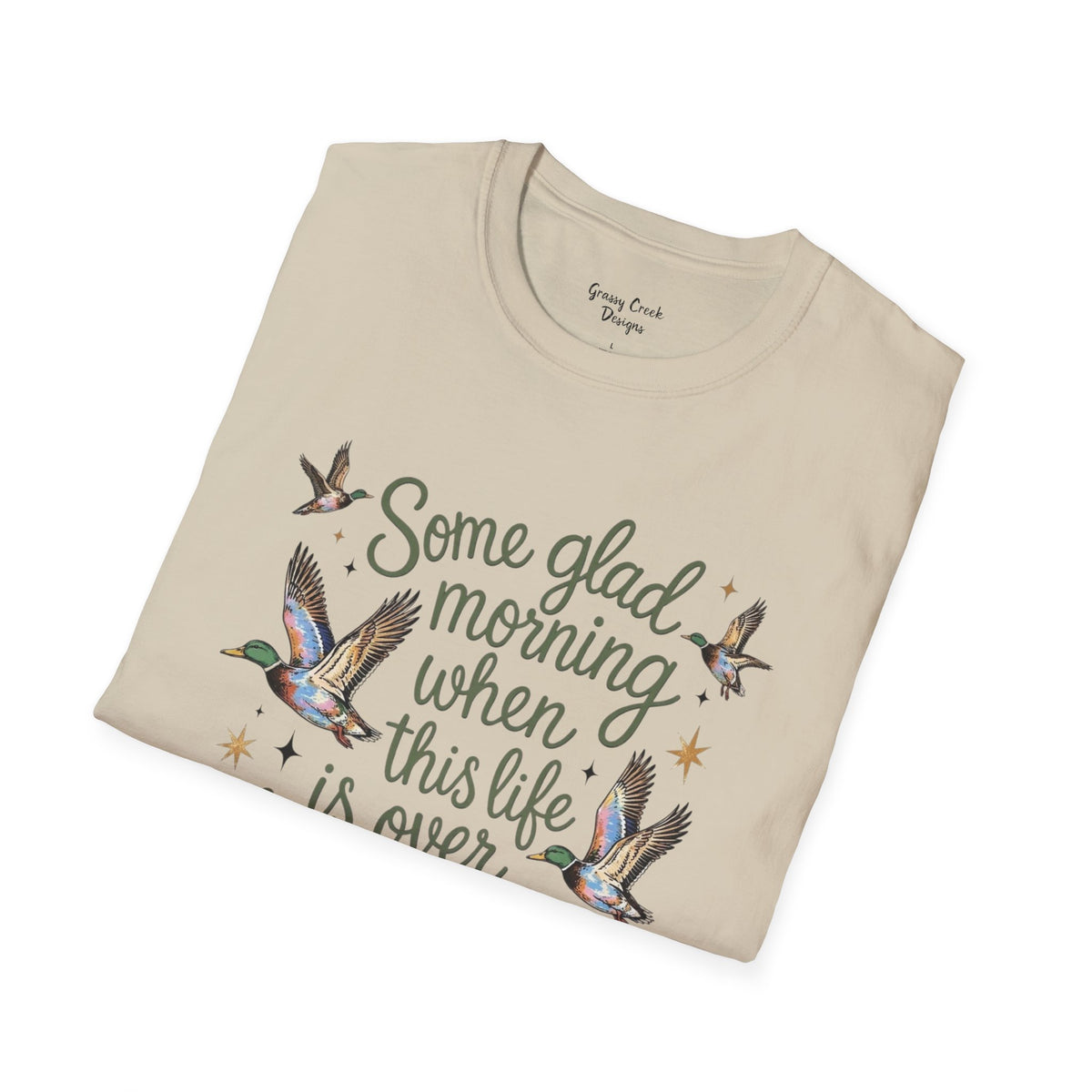 I'll Fly Away Mallard Duck Graphic T-Shirt