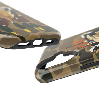 Old School Camouflage Mallard Duck Hanging Hunting Tough Magnetic iPhone Case