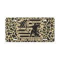 Sling Arrows Old Skool Camouflage Bowhunter Decorative License Plate