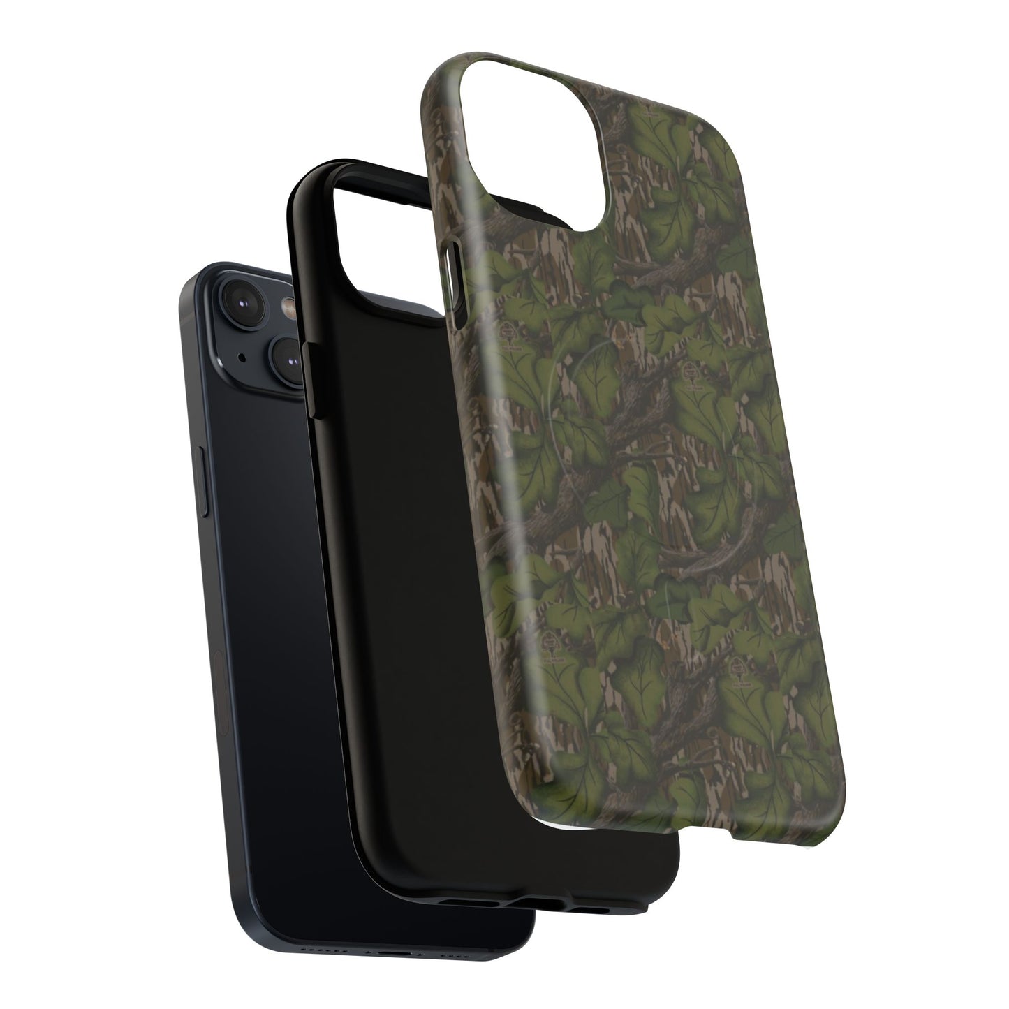 Full Foliage Camouflage Magnetic Impact-Resistant Phone Case for Apple iPhone Models