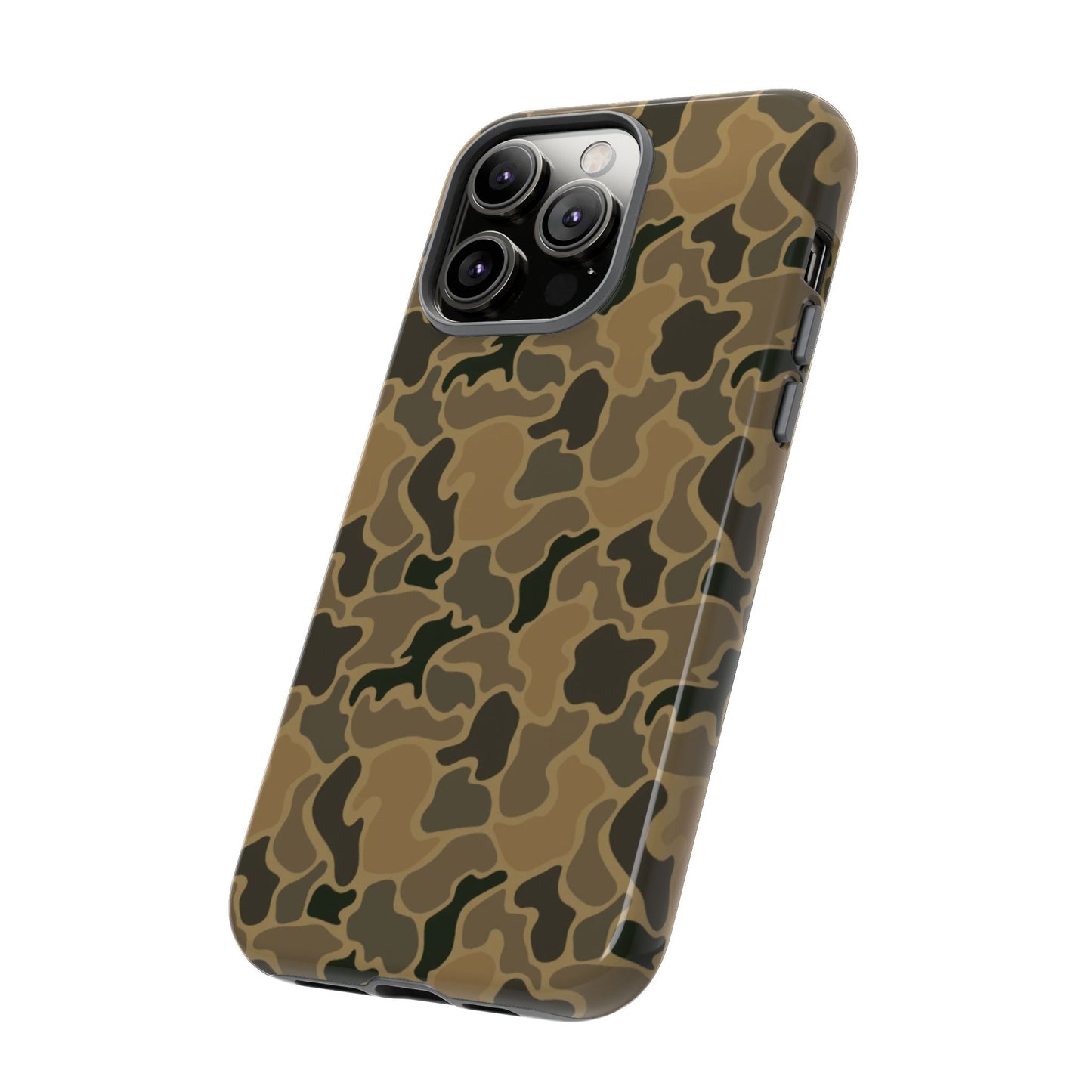 Brown Old Skool Camo IPhone Tough Cases