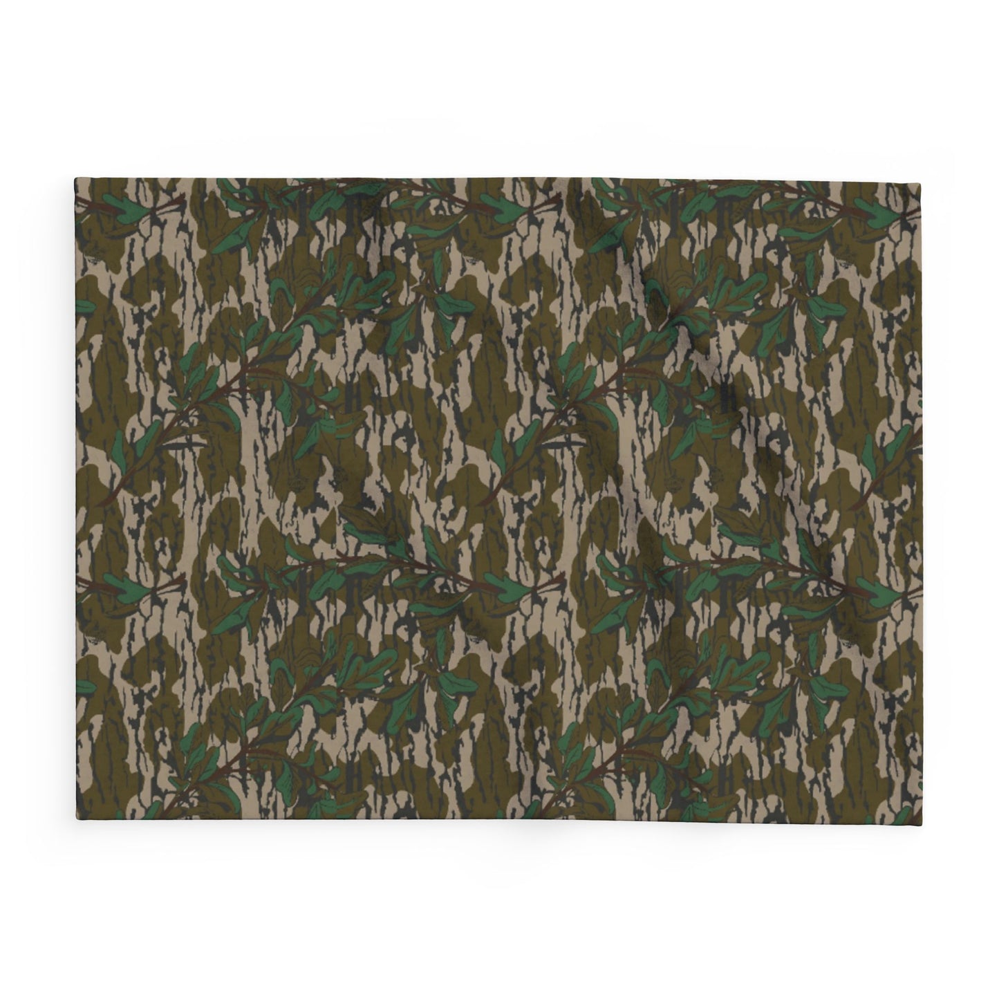 Greenleaf Camouflage Fleece Throw Blanket 40x30