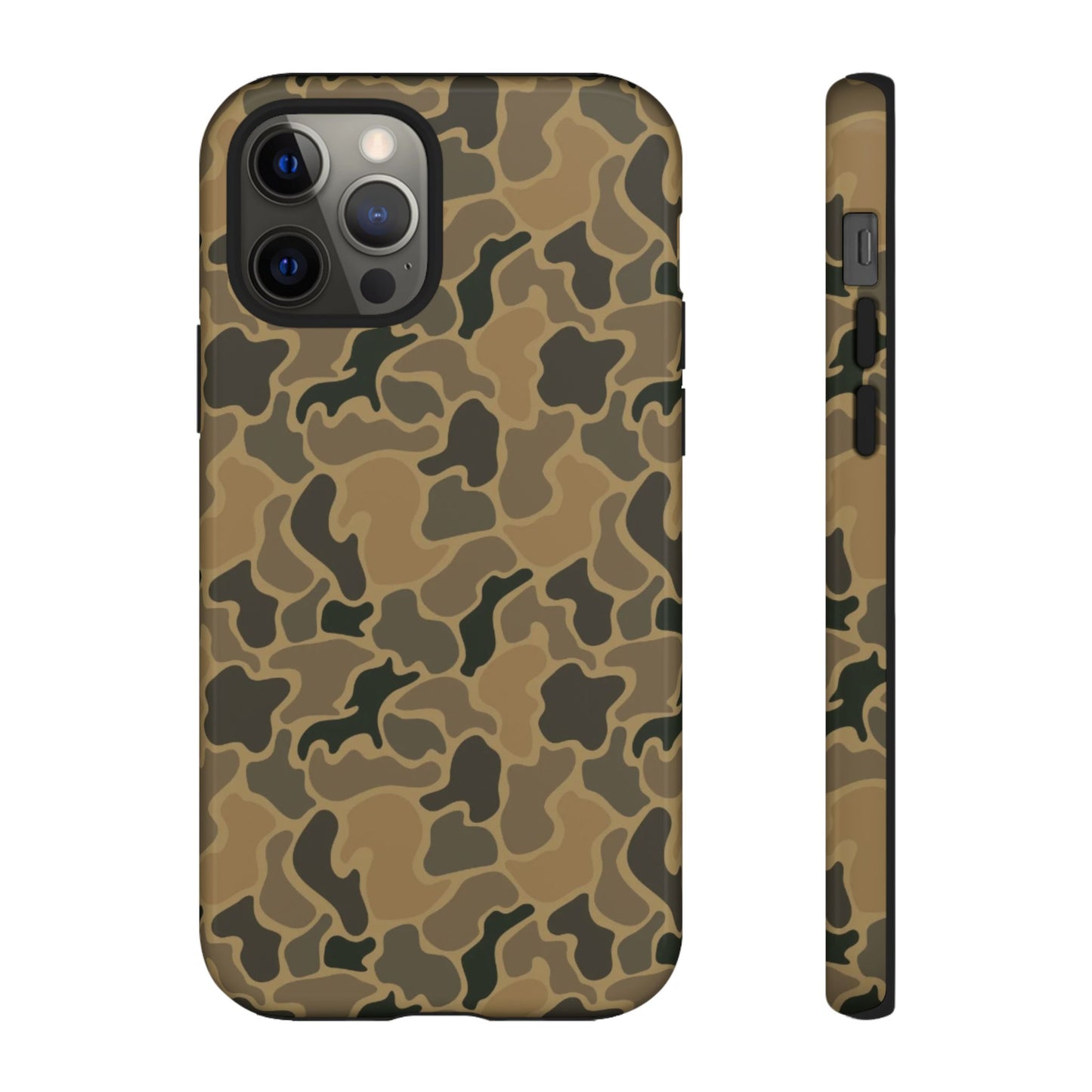Brown Old Skool Camo IPhone Tough Cases