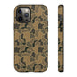 Brown Old Skool Camo IPhone Tough Cases
