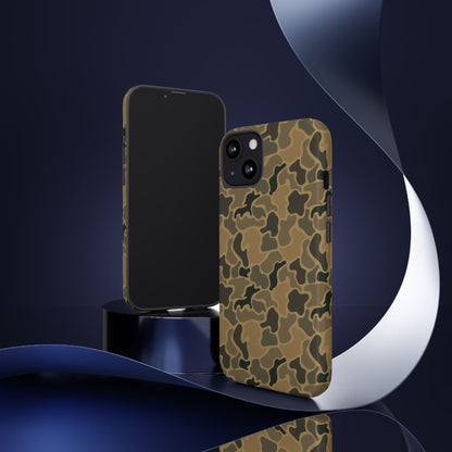 Brown Old Skool Camo IPhone Tough Cases