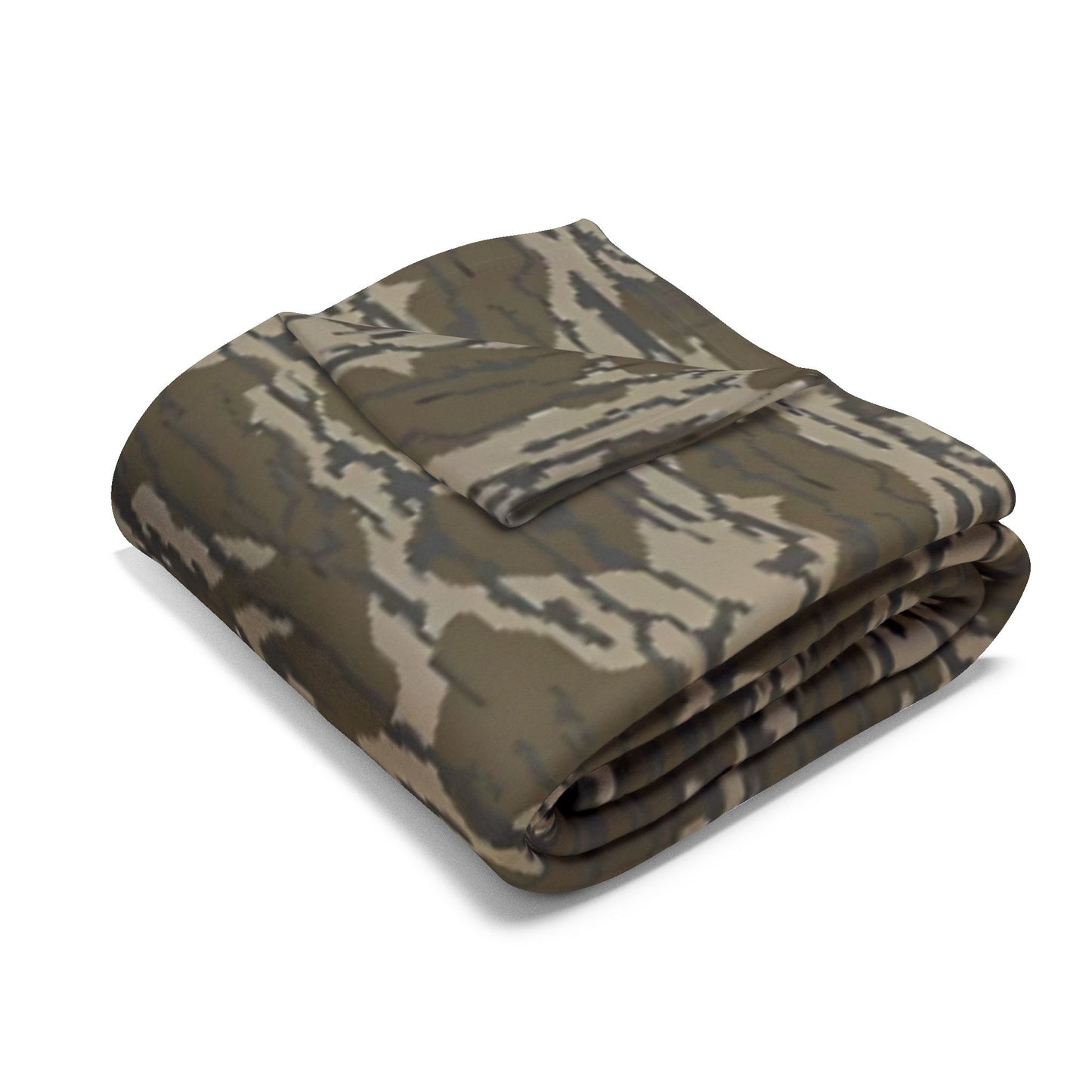 Bottomland Camouflage Fleece Throw Blanket 40x30