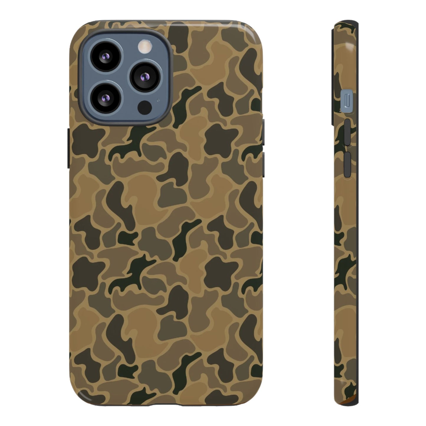 Brown Old Skool Camo IPhone Tough Cases