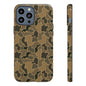 Brown Old Skool Camo IPhone Tough Cases