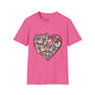 Cassette Tape  Valentine Rope Heart Softstyle Women T-Shirt
