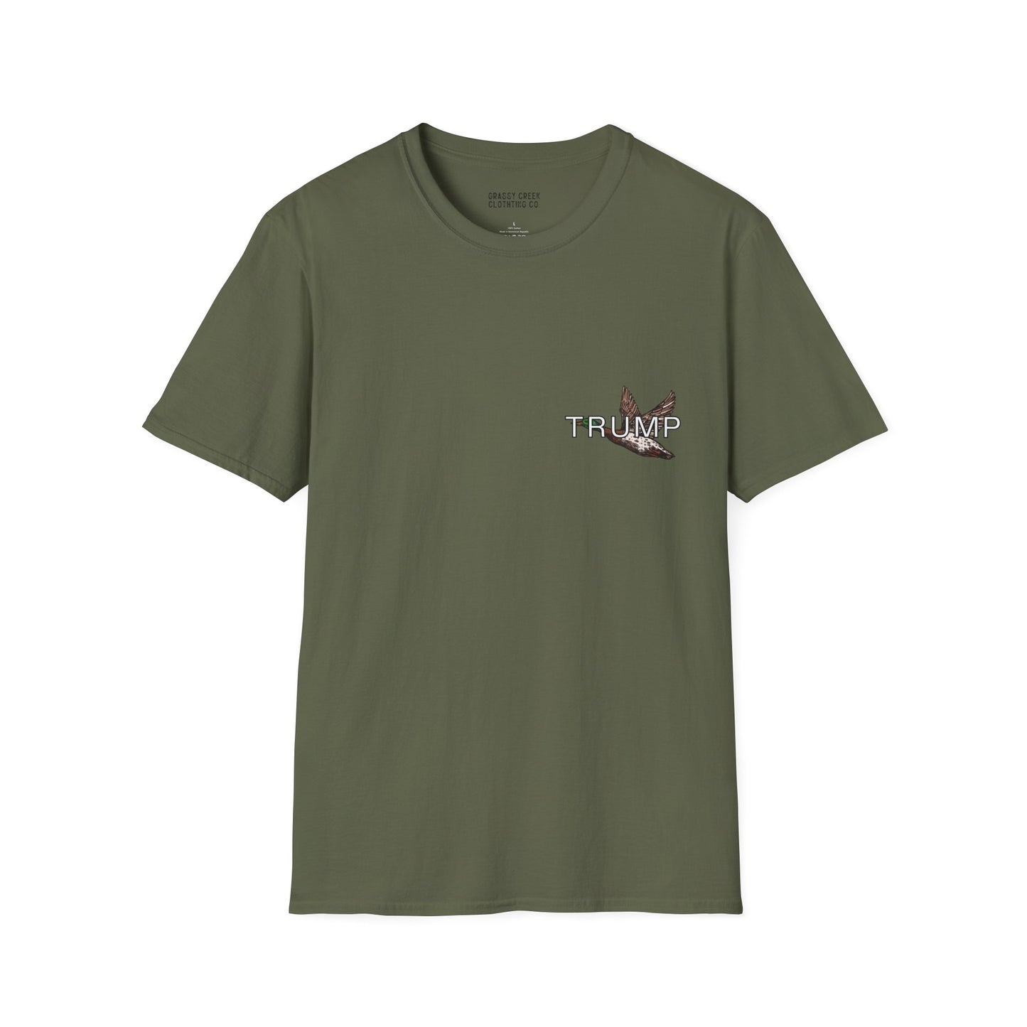 Trump Duck Hunting Graphic Hunting Softstyle Graphic Tee