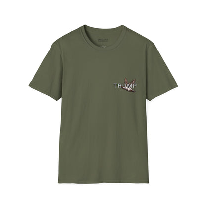 Trump Duck Hunting Graphic Hunting Softstyle Graphic Tee