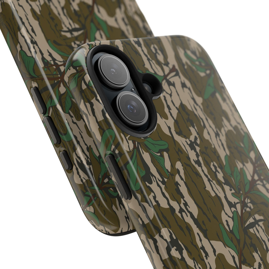 Mossy Oak Green Leaf Camouflage IPhone Tough Phone Case