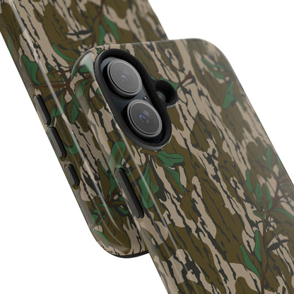 Mossy Oak Green Leaf Camouflage IPhone Tough Phone Case