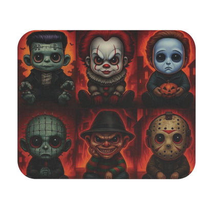 Cute Horror Movie Villains Mouse Pad