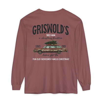 Griswold’s Tree Farm, A Christmas Classic Long Sleeve Graphic T-Shirt