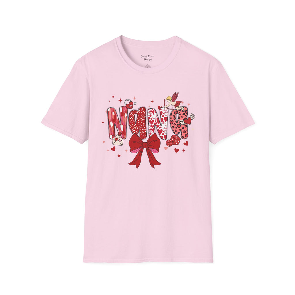 Nana Doodle Letter Valentine's Day Graphic T-Shirt