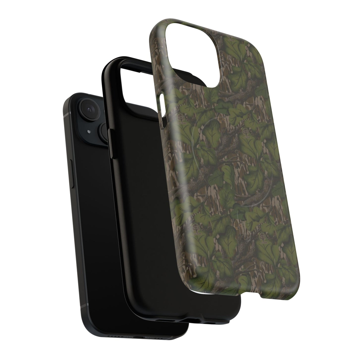Full Foliage Camouflage Magnetic Impact-Resistant Phone Case for Apple iPhone Models