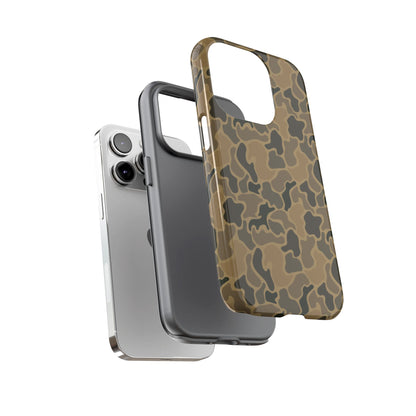 Brown Old Skool Camo IPhone Tough Cases