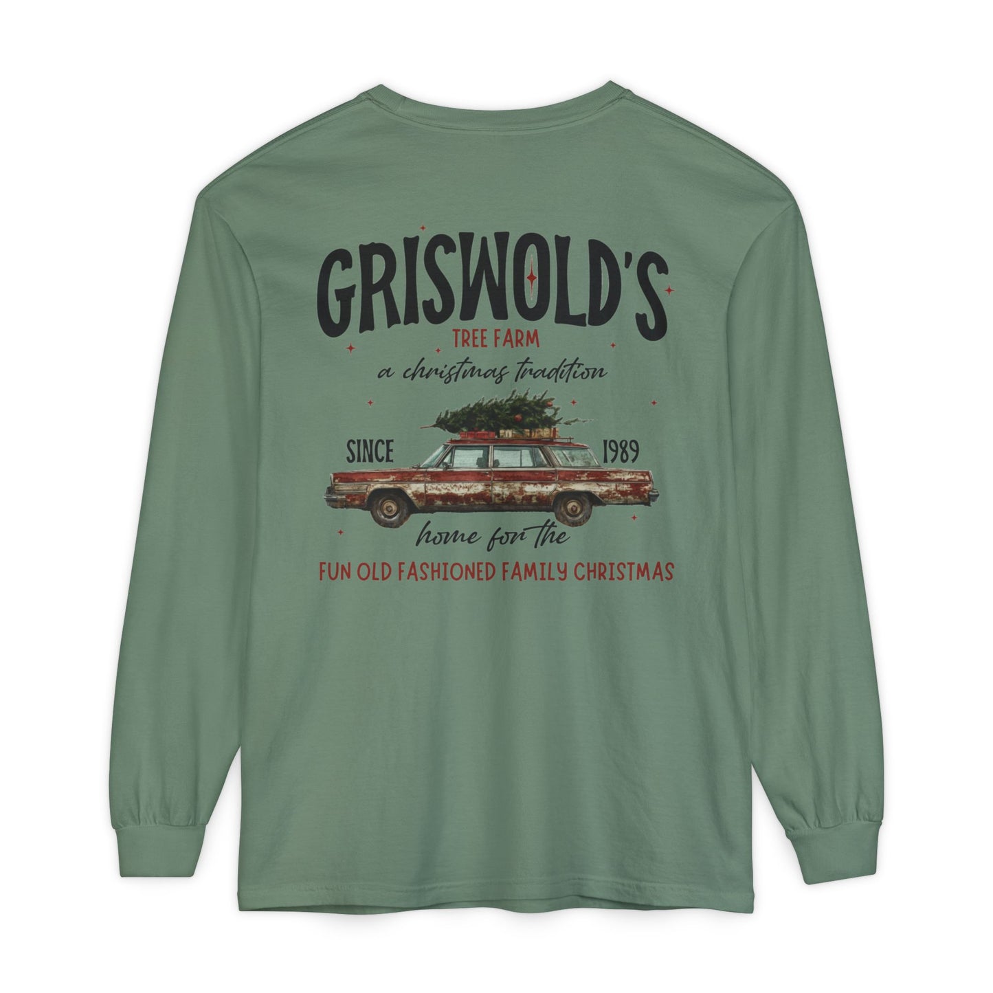 Griswold’s Tree Farm, A Christmas Classic Long Sleeve Graphic T-Shirt