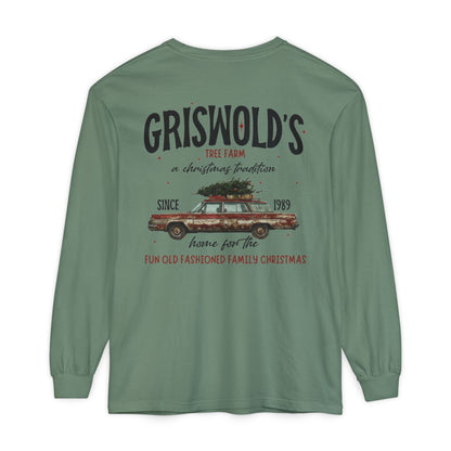 Griswold’s Tree Farm, A Christmas Classic Long Sleeve Graphic T-Shirt