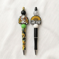 Highland Cow Sunflower Pen Set, Silicone Beaded, Stay Humble Kind