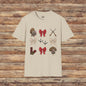 Turkeys, Glitter, and Bows: Coquette Female Hunting  Softstyle T-Shirt