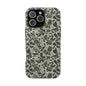 Green Old School Camo Tough Magnetic iPhone Case