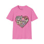 Cassette Tape  Valentine Rope Heart Softstyle Women T-Shirt