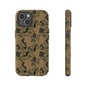 Brown Old Skool Camo IPhone Tough Cases