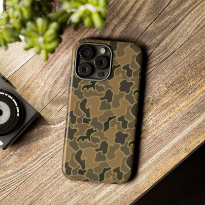 Brown Old Skool Camo IPhone Tough Cases