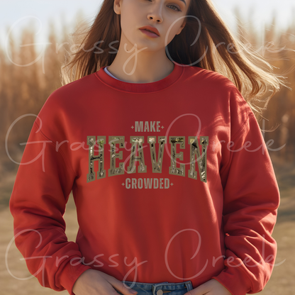 Hunting Camoflague Make Heaven Crowded PNG File - Digital Download